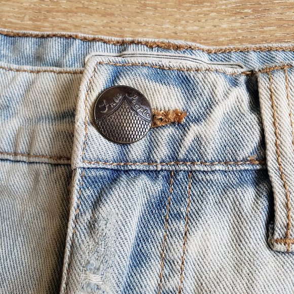 Free People Acid Wash Cutoffs - Picture 4 of 8